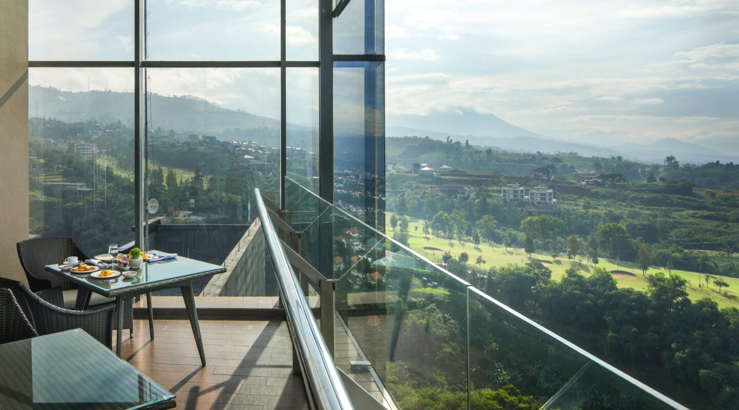 Amazing view of Bandung from Club InterConrtinental Lounge at InterContinental Bandung Dago Pakar